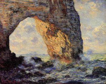 Claude Oscar Monet : The Manneport, Etretat